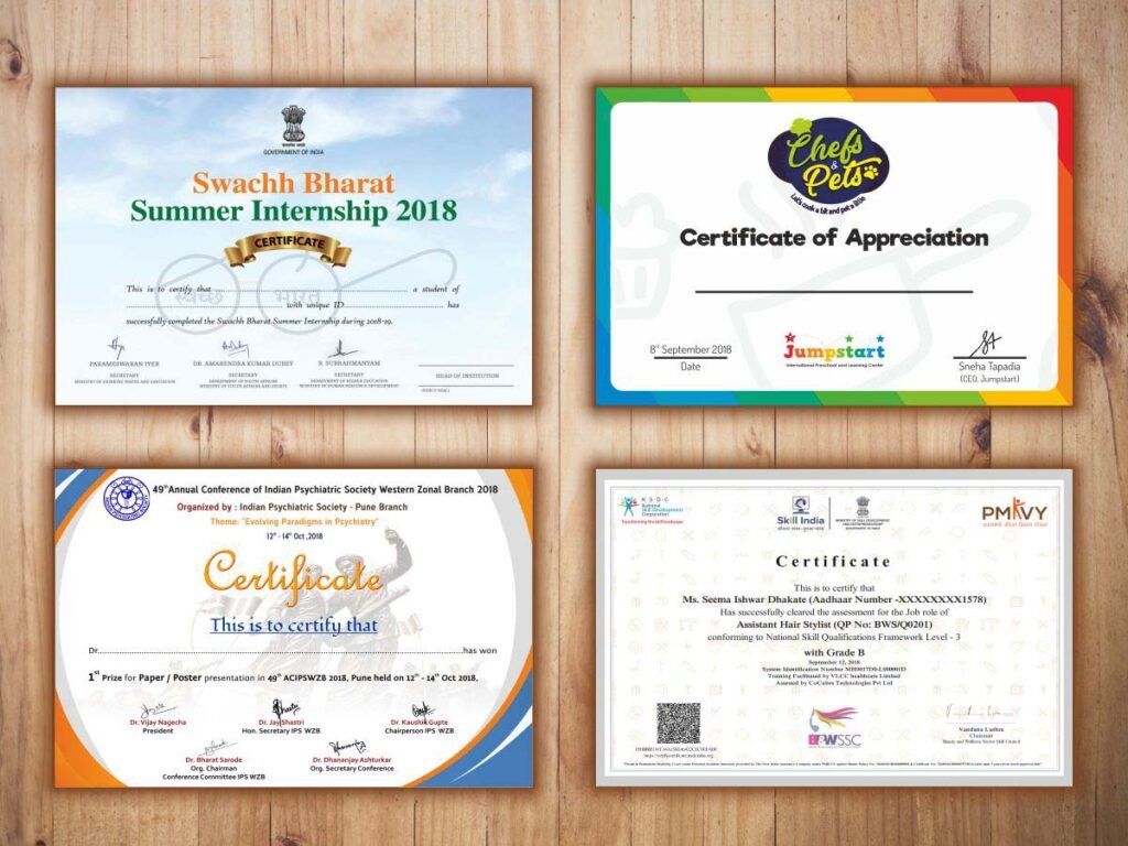 Certificate Printing Shoreditch 