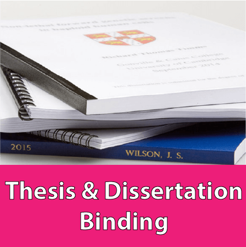 Dissertation Binding Shoreditch