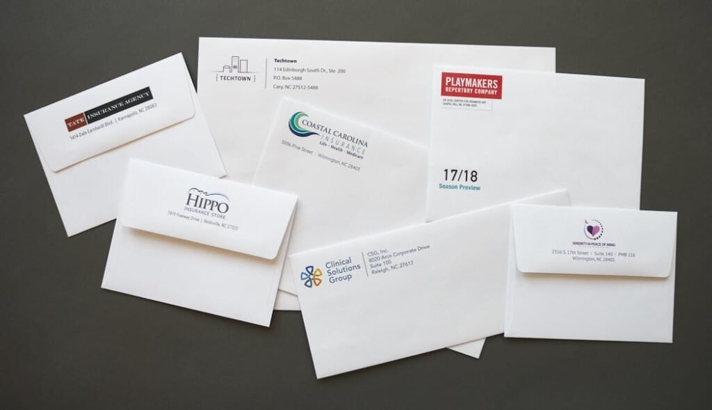 Envelope Printing Shoreditch