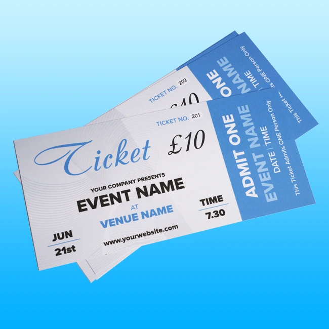 Tickets Printing Shoreditch