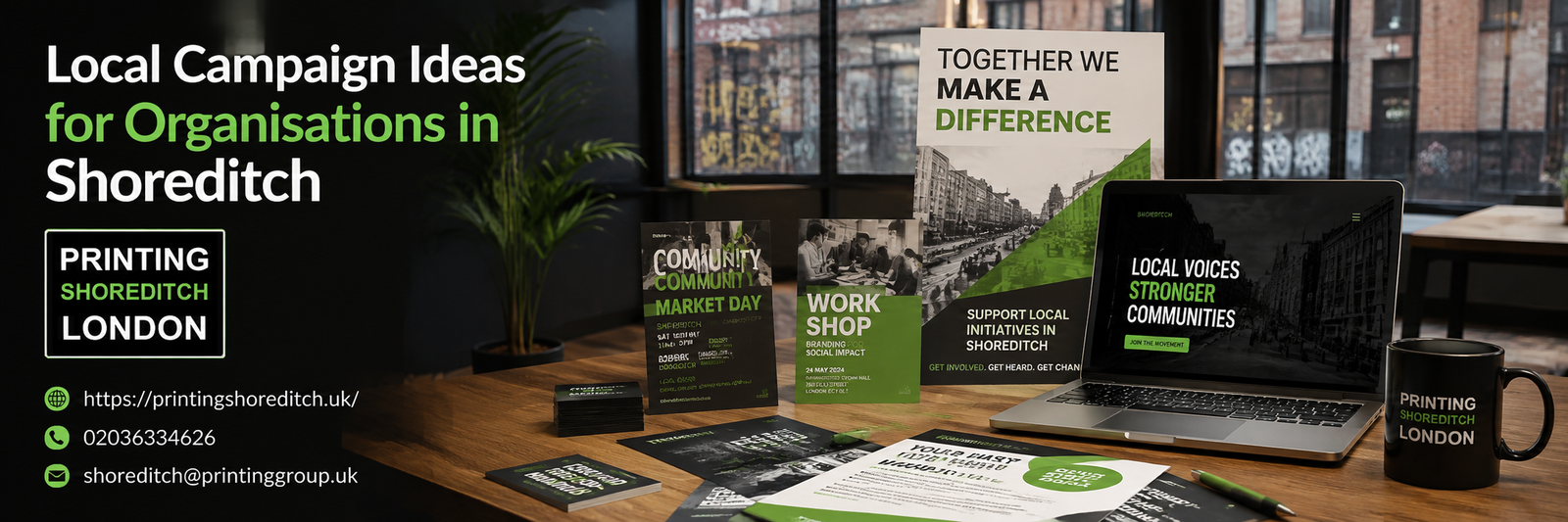 Local Campaign Ideas for Organisations in Shoreditch